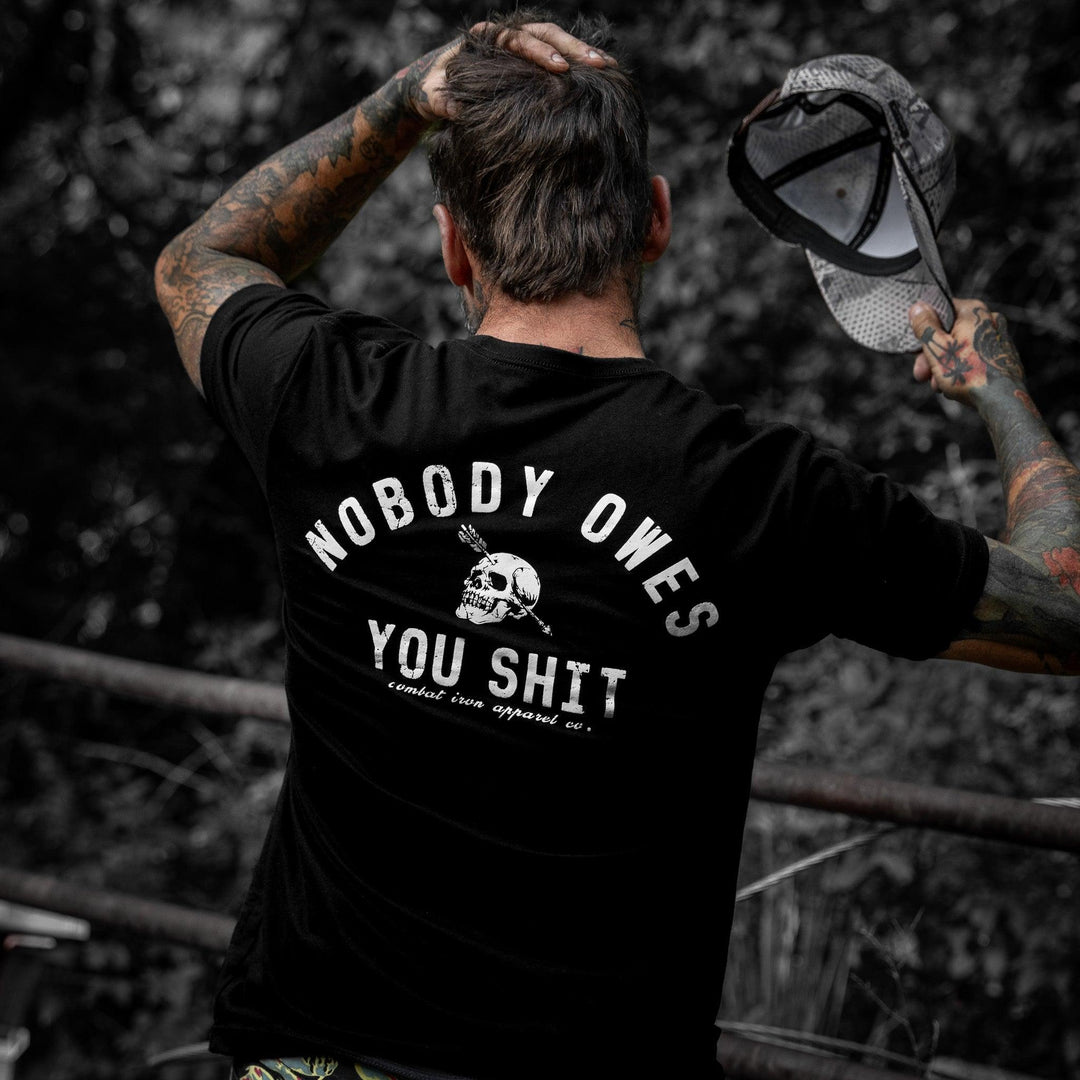 One Revolver Surfboards - Nobody Owes You Shit Skull Men&