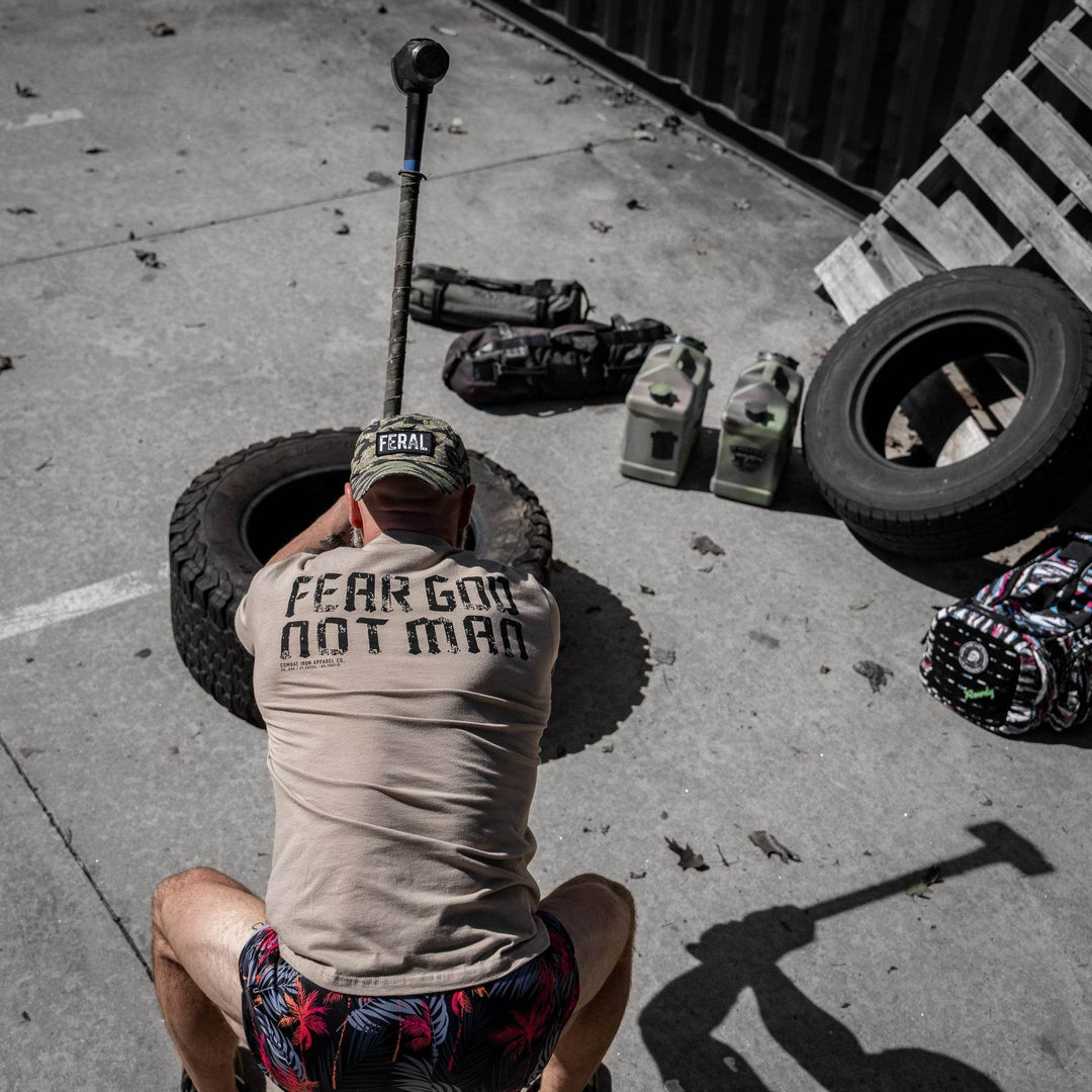 Fear God Not Man Men's T-Shirt - One Revolver Surfboards