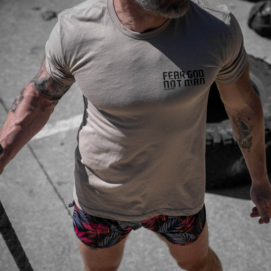 Fear God Not Man Men's T-Shirt - One Revolver Surfboards