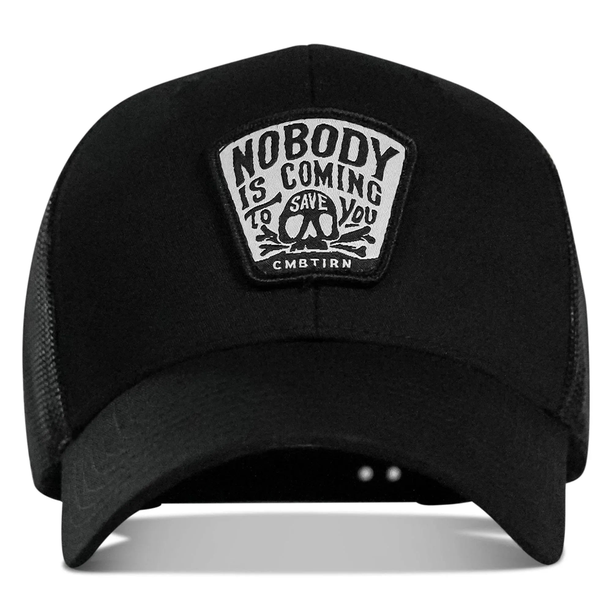 One Revolver Surfboards - Nobody Is Coming To Save You Skull Patch Snapback Hat HEADWEAR