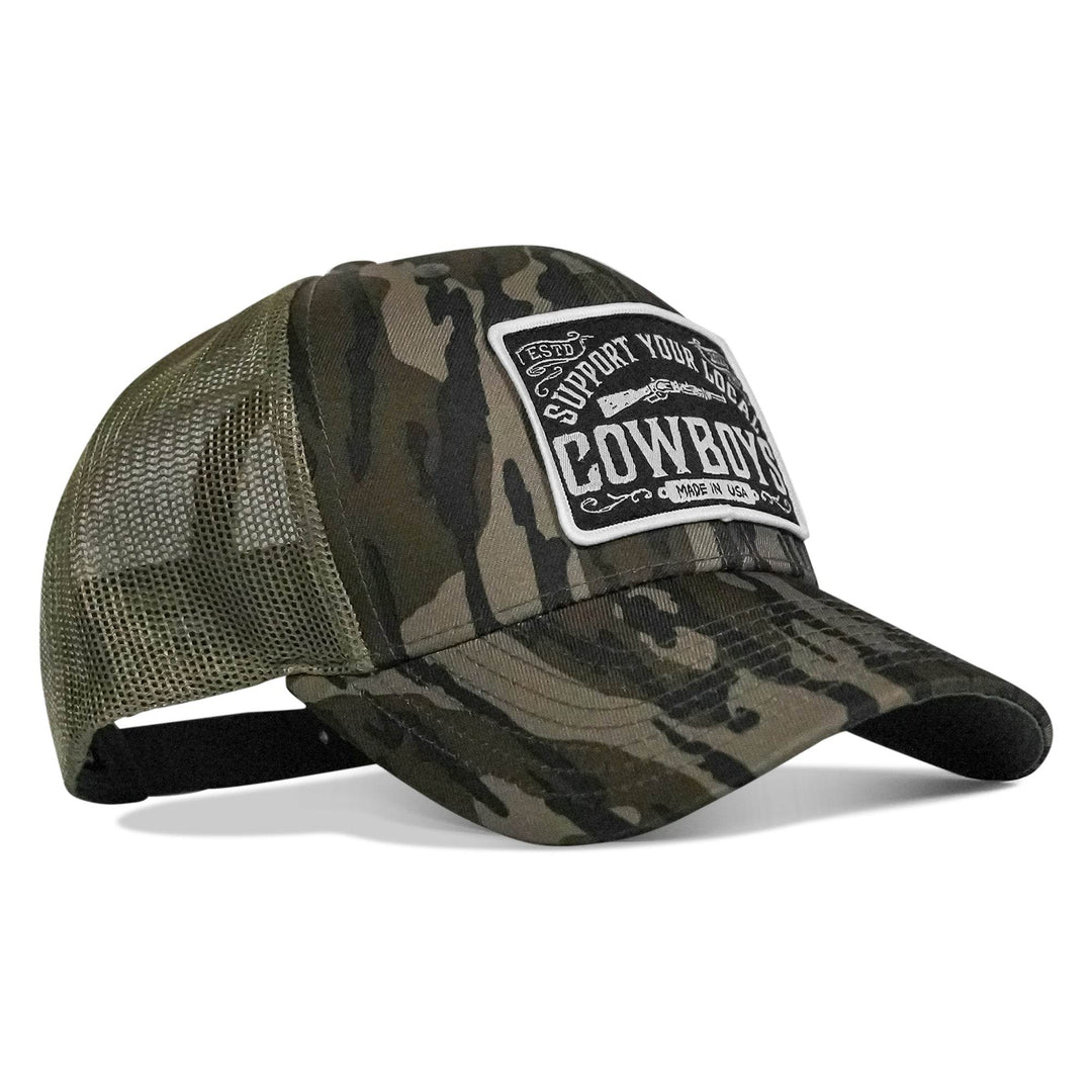 Support Your Local Cowboys Patch Snapback Hat - One Revolver Surfboards