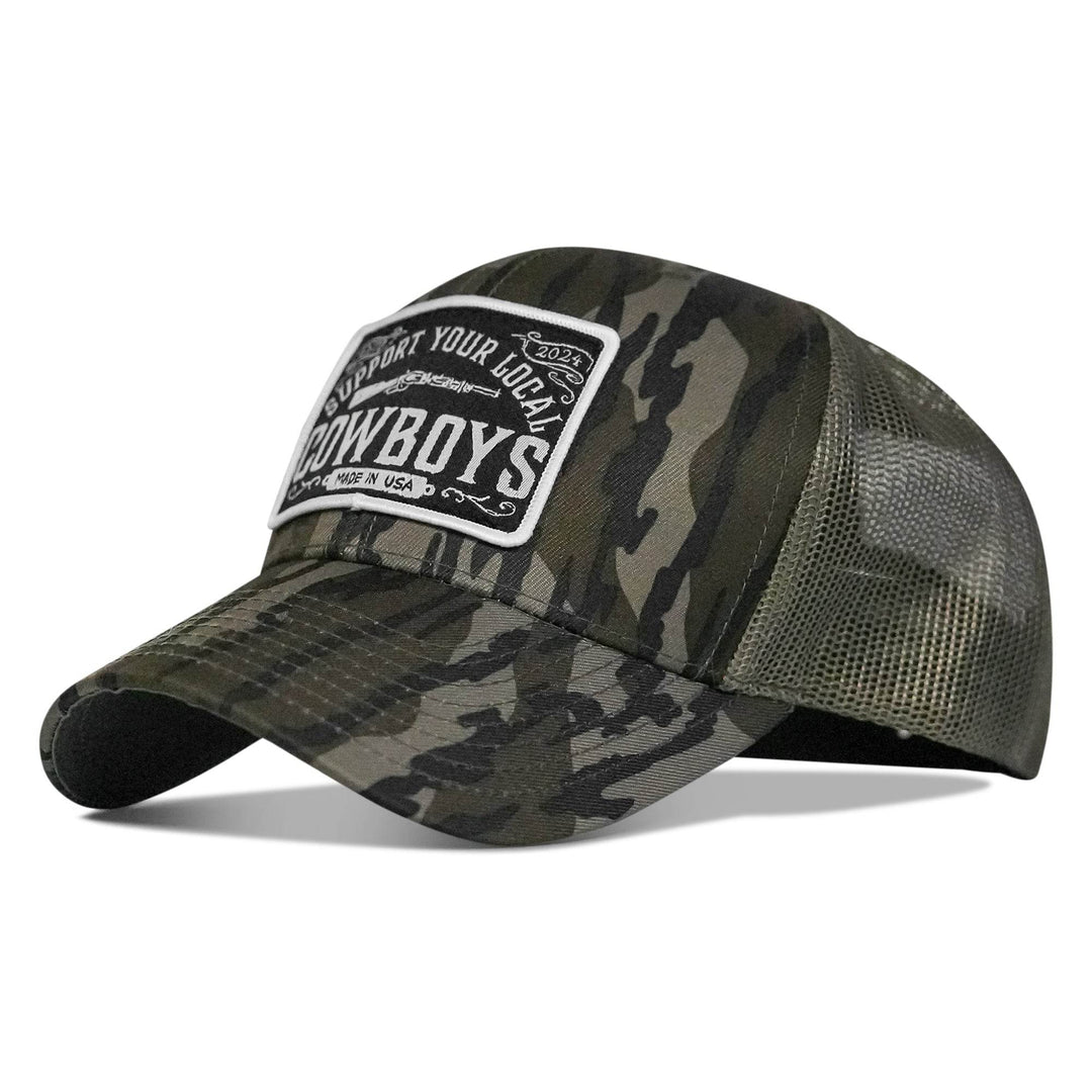 Support Your Local Cowboys Patch Snapback Hat - One Revolver Surfboards