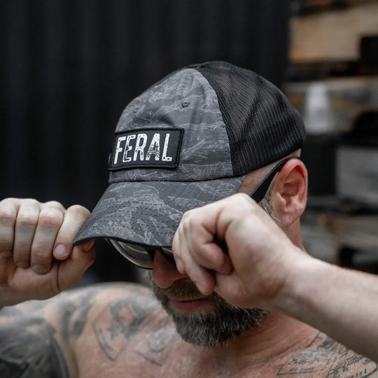 One Revolver Surfboards - Feral Patch RipStop Tactical Mesh Snapback Hat HEADWEAR