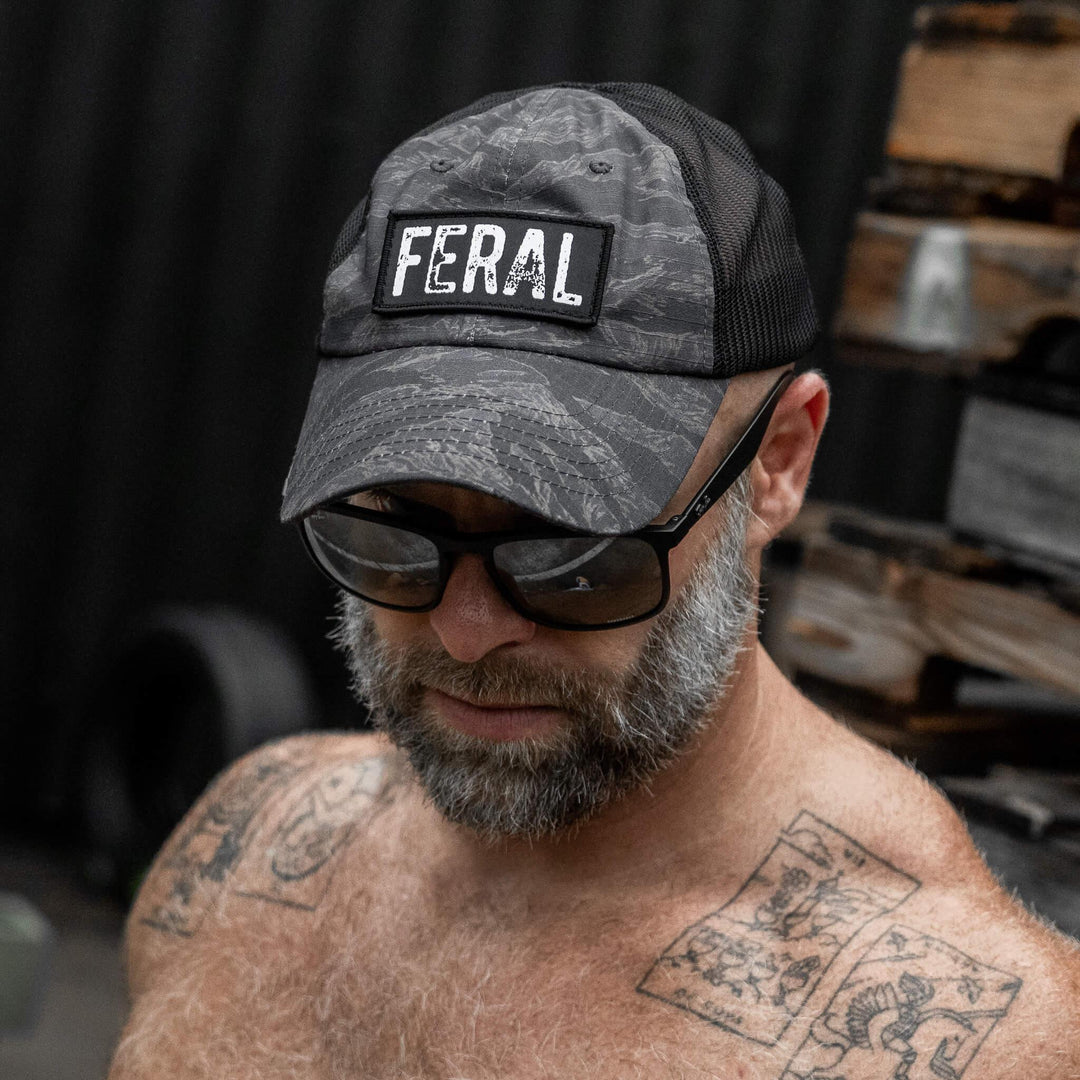 One Revolver Surfboards - Feral Patch RipStop Tactical Mesh Snapback Hat HEADWEAR