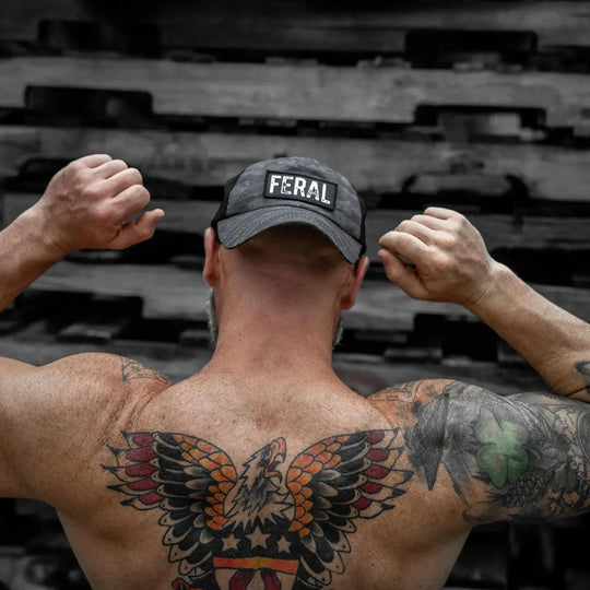 One Revolver Surfboards - Feral Patch RipStop Tactical Mesh Snapback Hat HEADWEAR