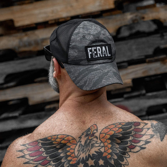 One Revolver Surfboards - Feral Patch RipStop Tactical Mesh Snapback Hat HEADWEAR
