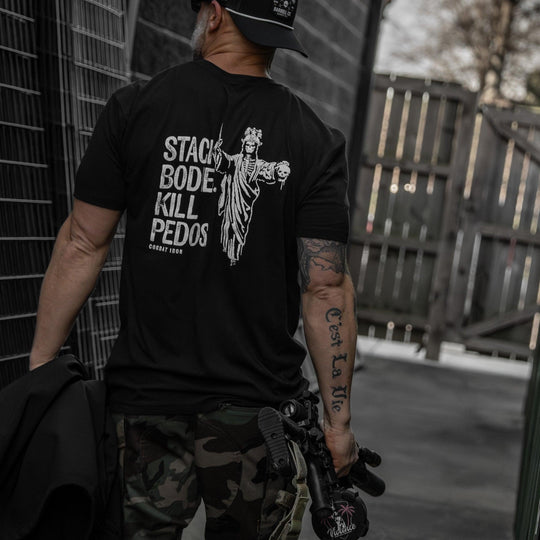 One Revolver Surfboards - Stack Bodies. Kill Pedos. Men&