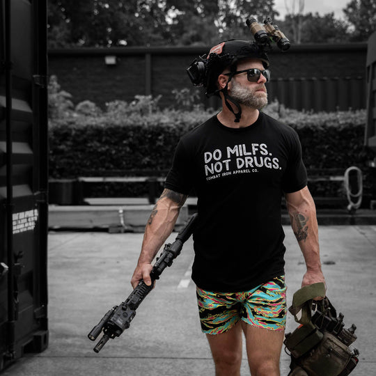 Do Milfs. Not Drugs. Men's T-Shirt - One Revolver Surfboards