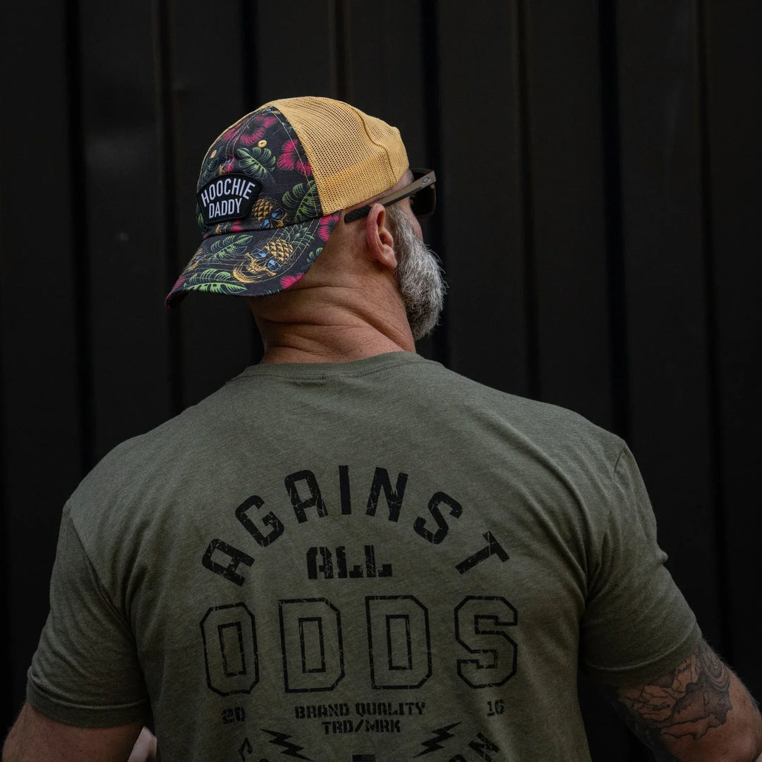 One Revolver Surfboards - Hoochie Daddy Arched Patch Tactical Ripstop Mesh Snapback Hat HEADWEAR