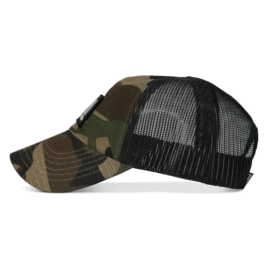 One Revolver Surfboards - Feral Patch RipStop Tactical Mesh Snapback Hat HEADWEAR