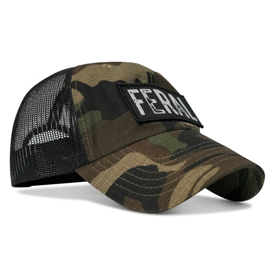 Feral Patch RipStop Tactical Mesh Snapback Hat