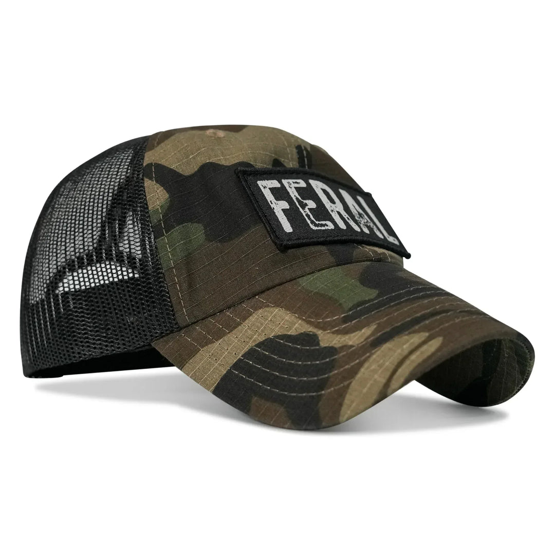 One Revolver Surfboards - Feral Patch RipStop Tactical Mesh Snapback Hat HEADWEAR