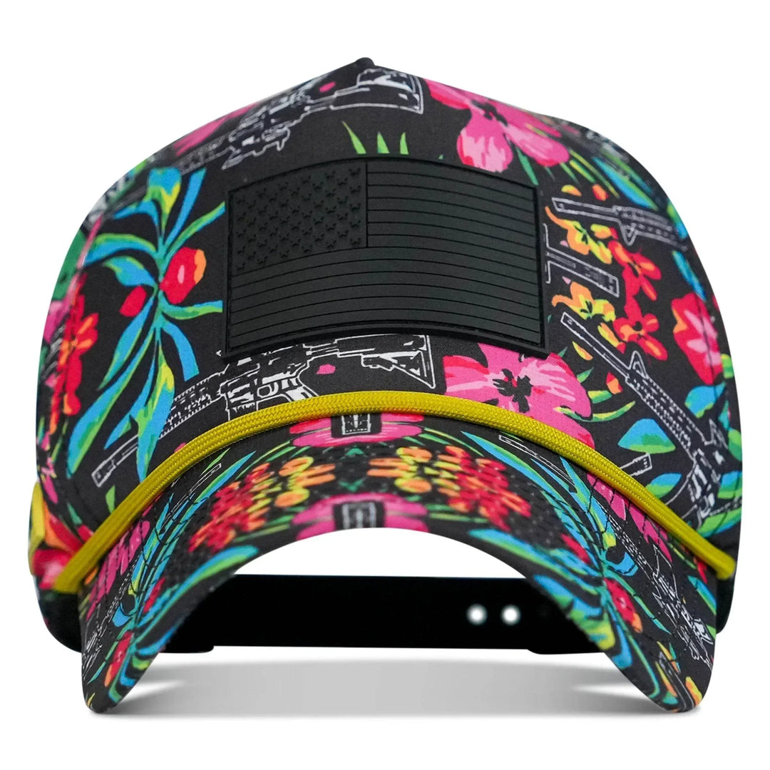 One Revolver Surfboards - American Flag PVC Patch Waterproof Weekender Snapback WEEKENDER MESH SNAPBACK