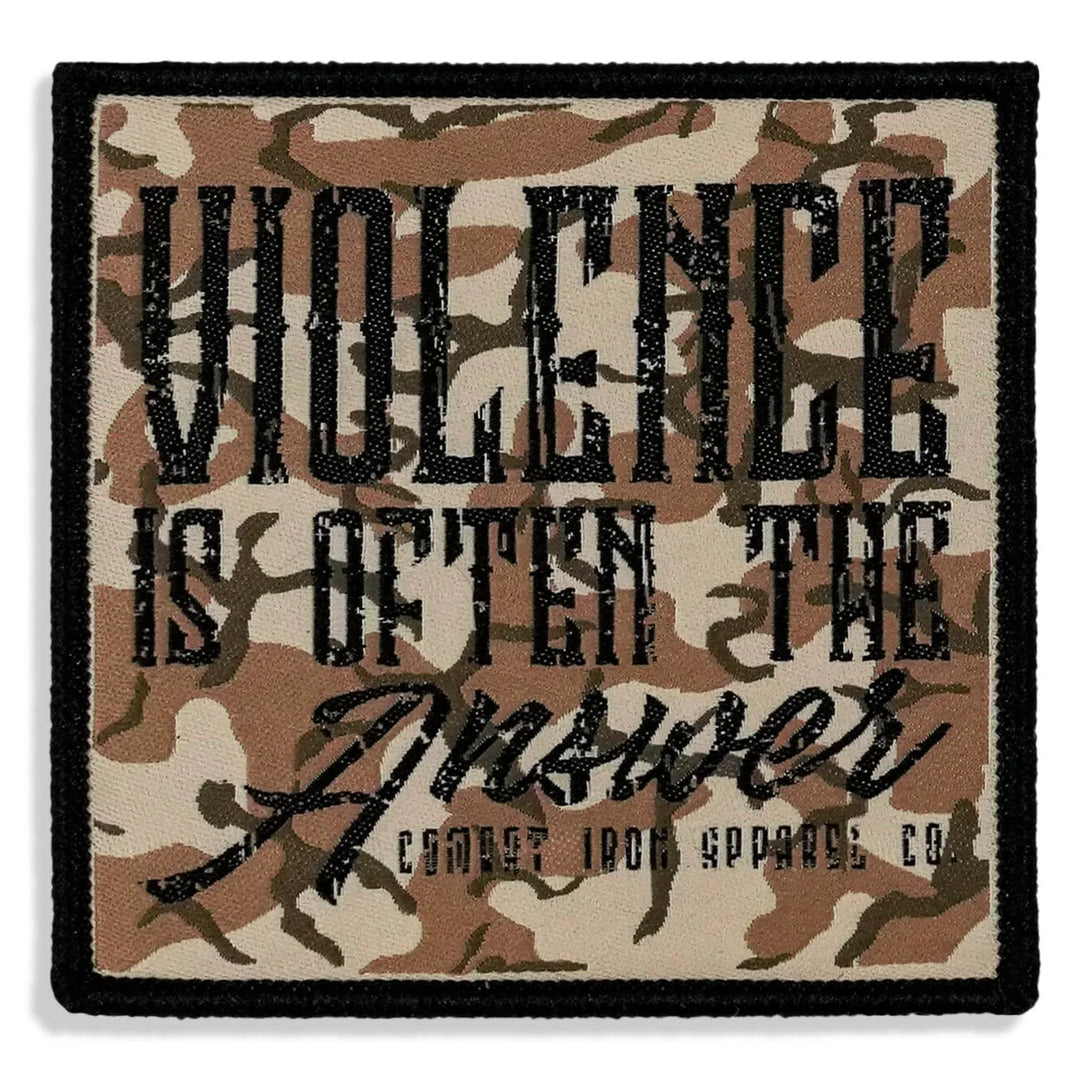 One Revolver Surfboards - Violence is Often The Answer Soft Velcro Patch PVC VELCRO PATCH
