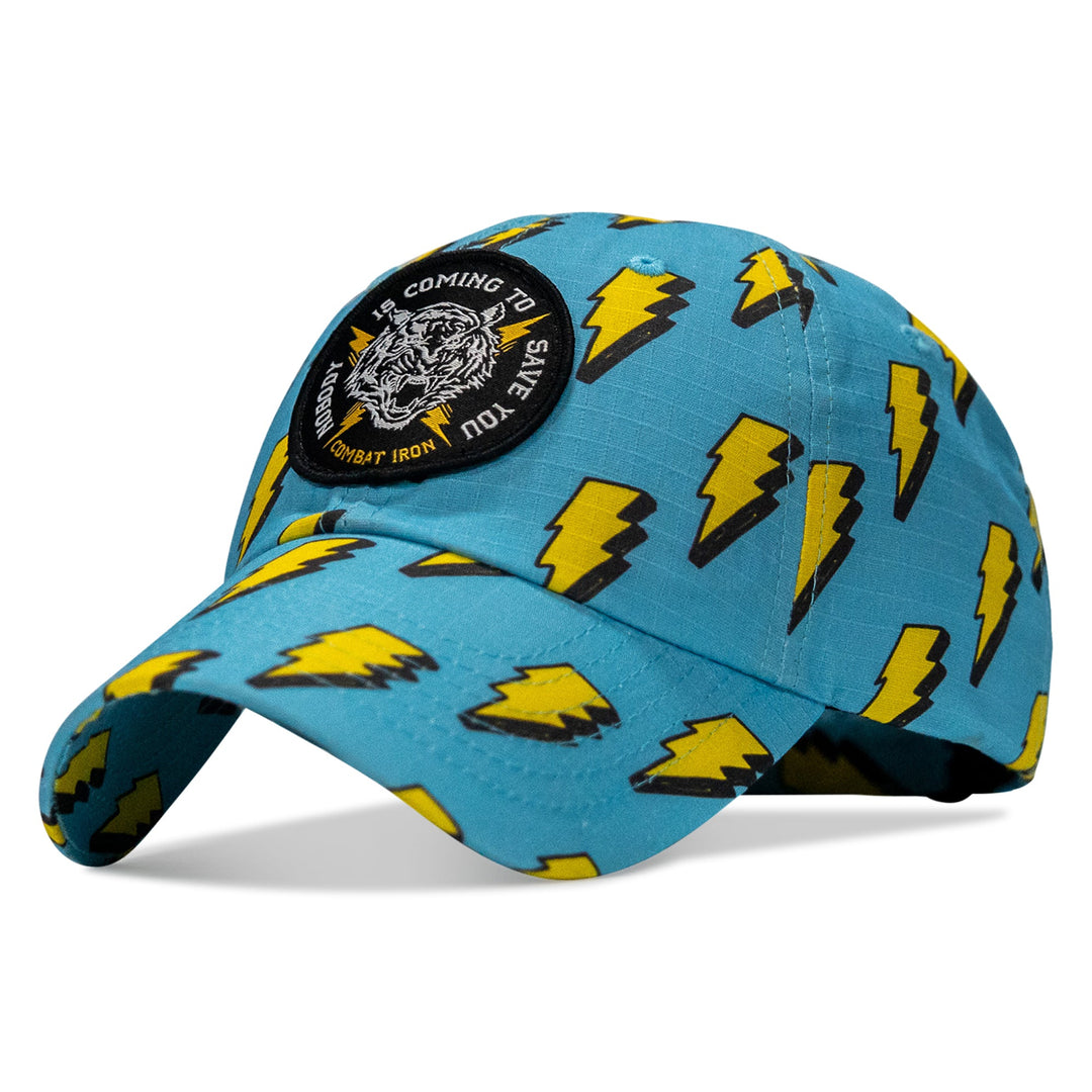 One Revolver Surfboards - Nobody is Coming To Save You Patch Tactical Ripstop Mesh Snapback Hat HEADWEAR