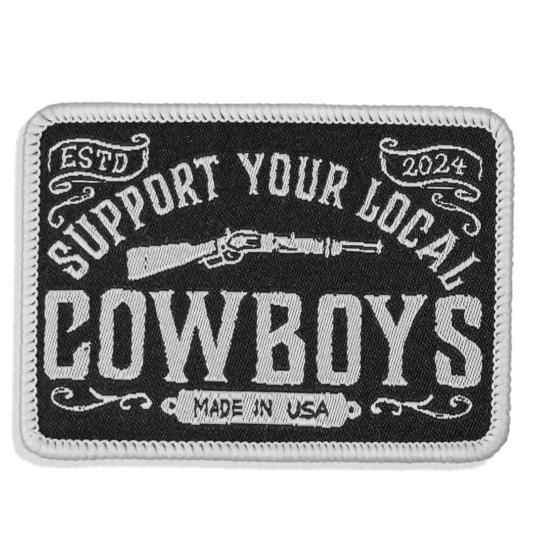 Support Your Local Cowboys Soft Velcro Patch - One Revolver Surfboards