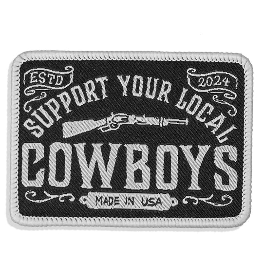 Support Your Local Cowboys Soft Velcro Patch - One Revolver Surfboards
