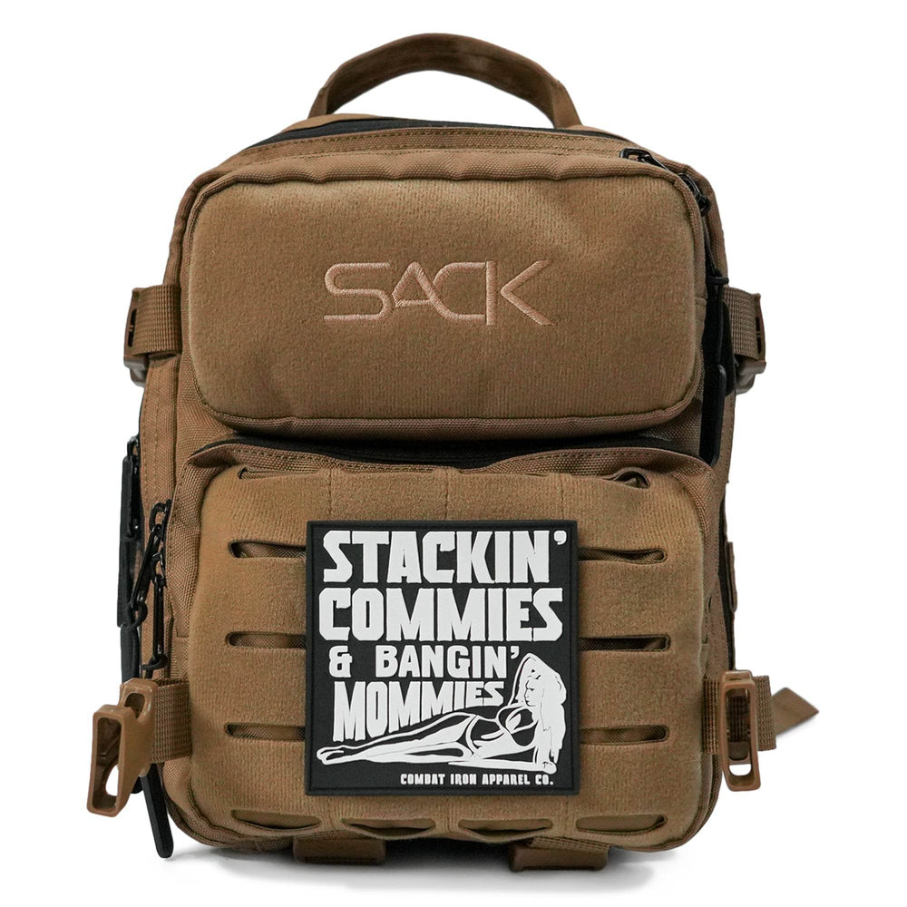 Stackin' Commies & Bangin' Mommies PVC Patch - PVC VELCRO PATCH - One Revolver Surfboards