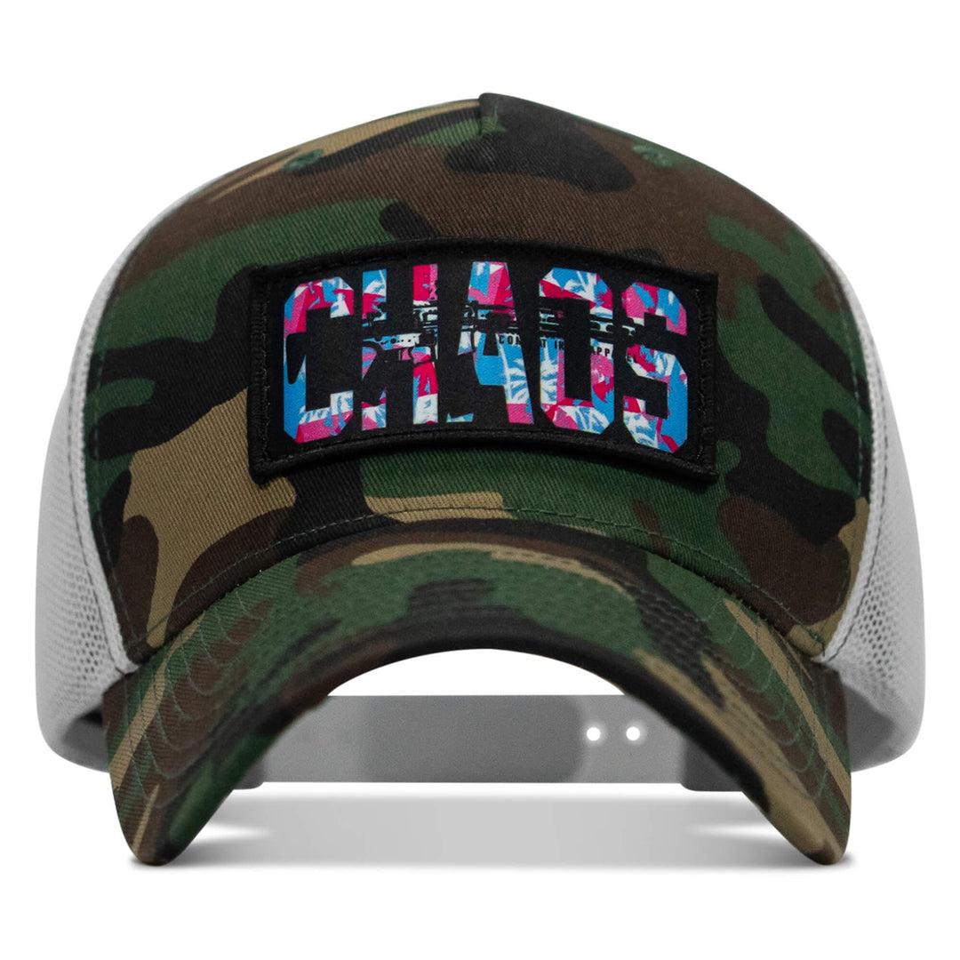 One Revolver Surfboards - Chaos Hawaiian Patch Snapback Hat HEADWEAR