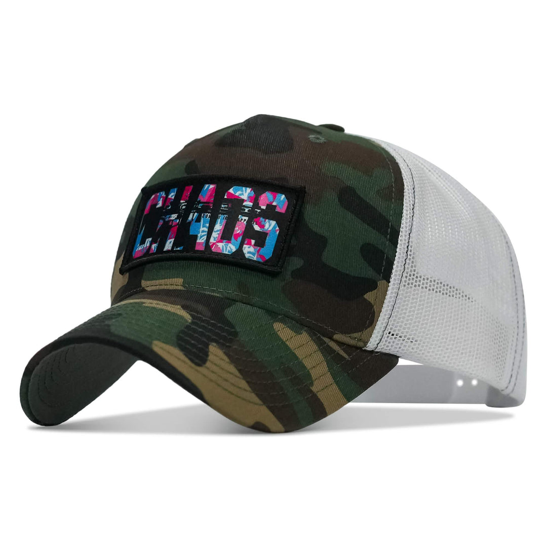 One Revolver Surfboards - Chaos Hawaiian Patch Snapback Hat HEADWEAR