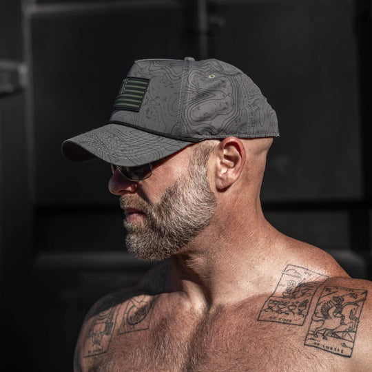 American Flag PVC Patch Waterproof Weekender Snapback