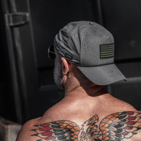 American Flag PVC Patch Waterproof Weekender Snapback