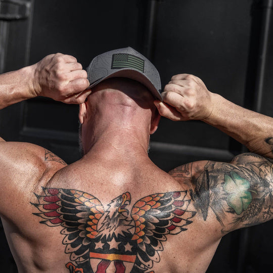 American Flag PVC Patch Waterproof Weekender Snapback