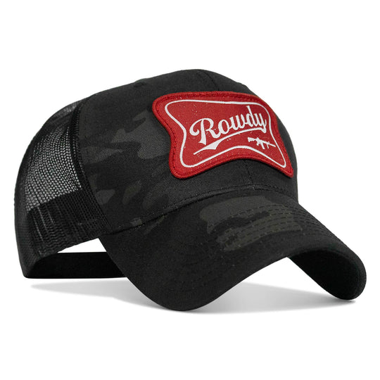 Rowdy Beer Logo Patch Snapback Hat - One Revolver Surfboards