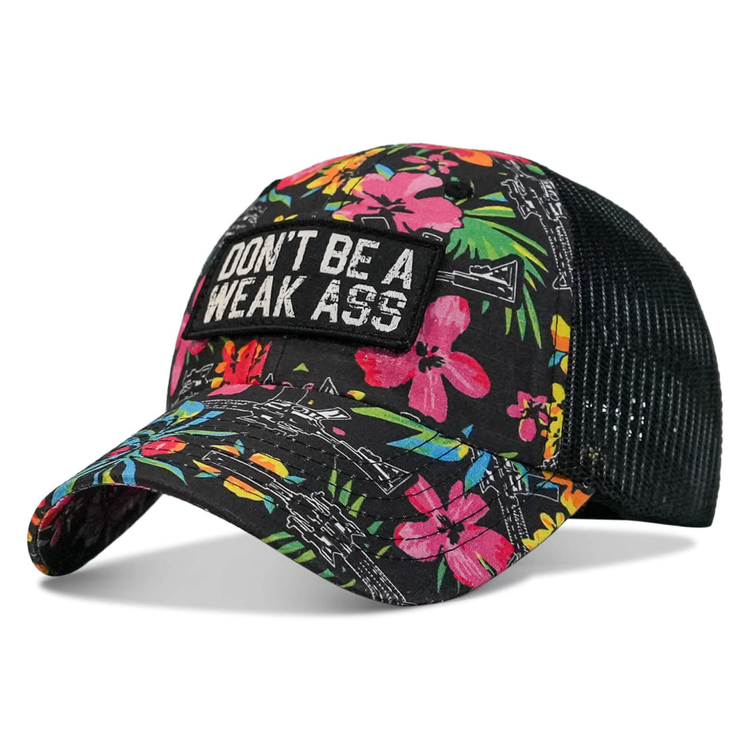 Don't Be A Weak Ass Patch Ripstop Snapback Hat - One Revolver Surfboards