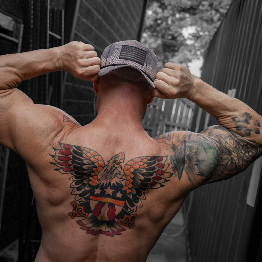 American Flag PVC Patch Waterproof Weekender Snapback