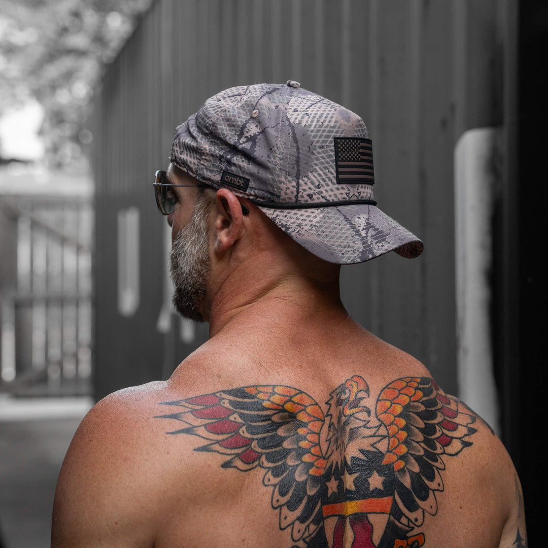 American Flag PVC Patch Waterproof Weekender Snapback