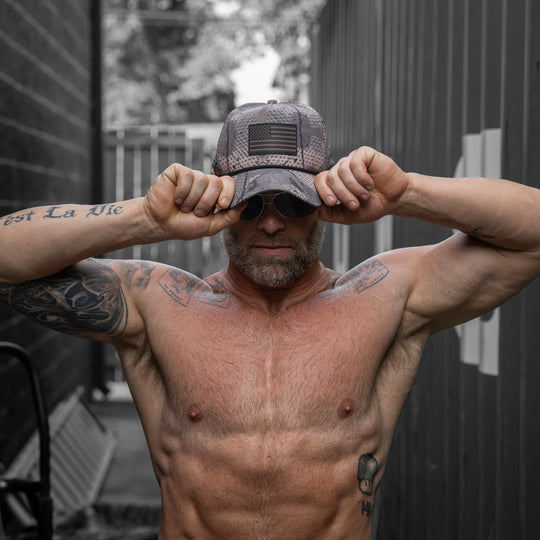 American Flag PVC Patch Waterproof Weekender Snapback