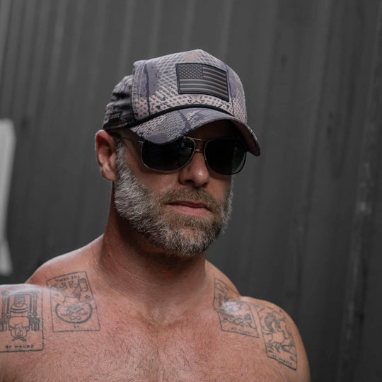 American Flag PVC Patch Waterproof Weekender Snapback