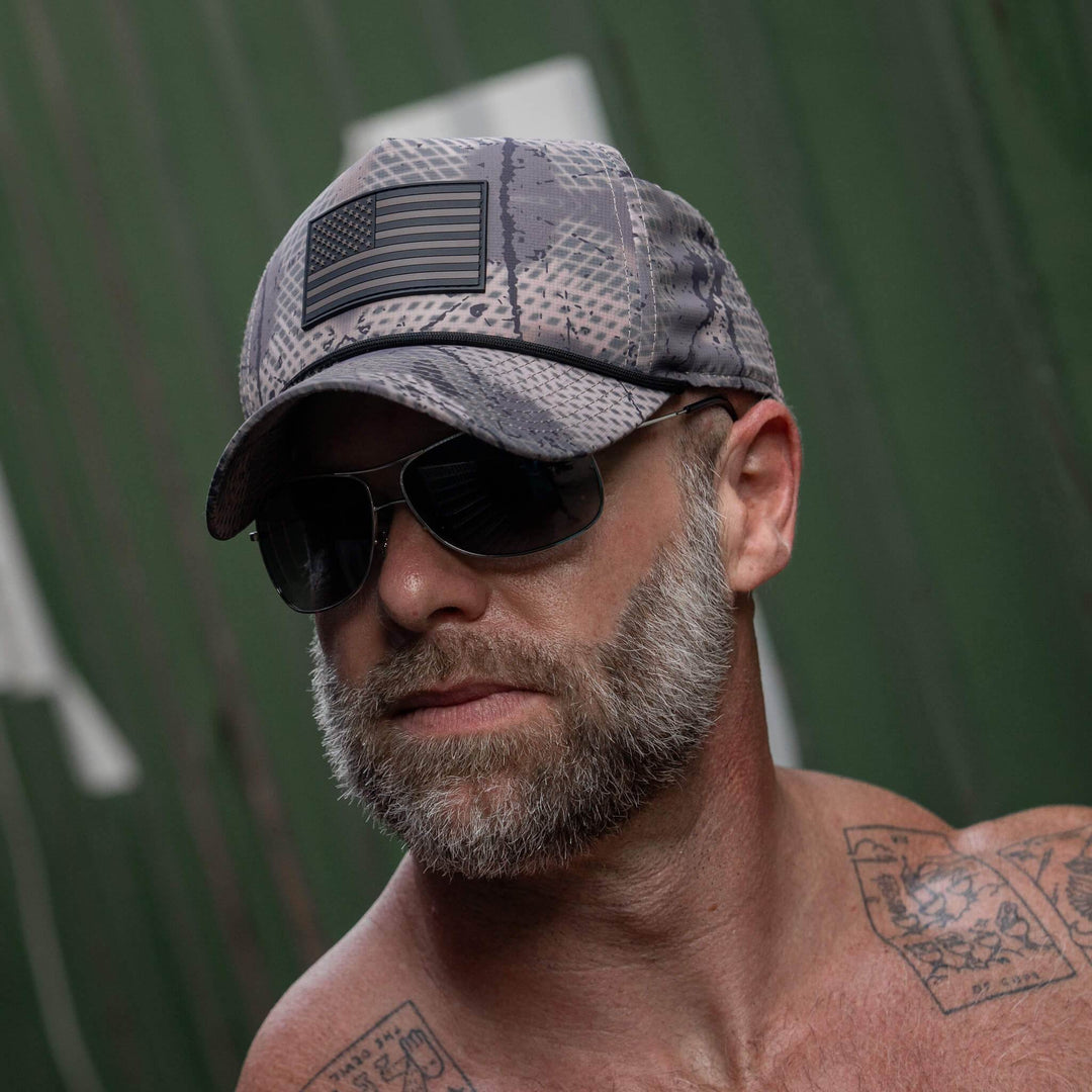 American Flag PVC Patch Waterproof Weekender Snapback