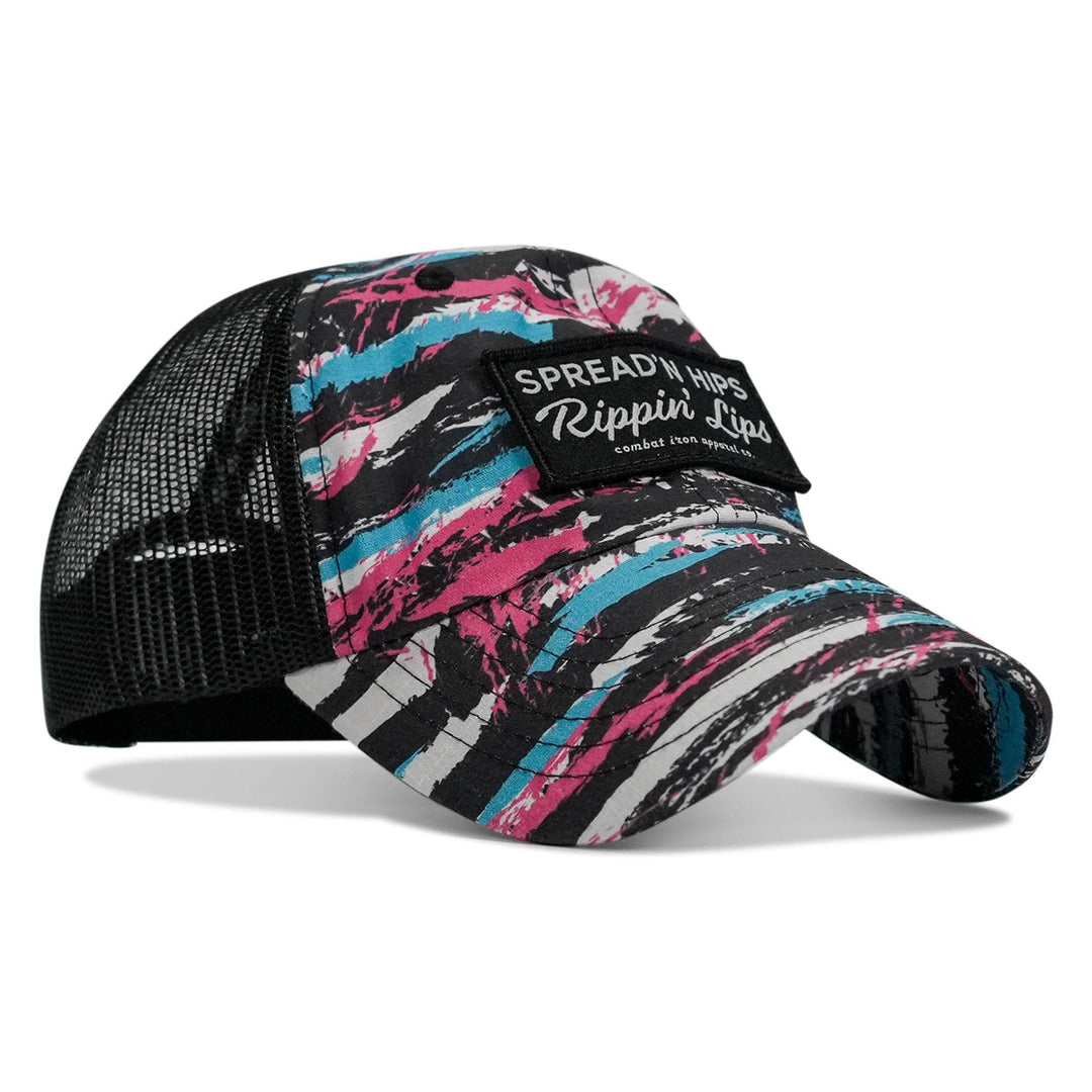 Spreadin' Hips and Rippin' Lips Patch Ripstop Snapback - One Revolver Surfboards