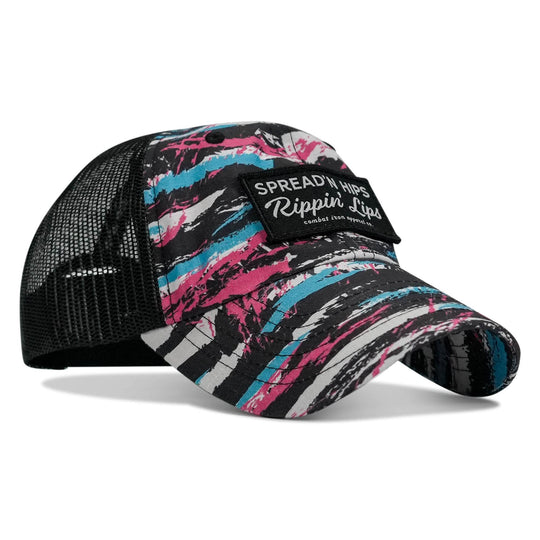 Spreadin' Hips and Rippin' Lips Patch Ripstop Snapback - One Revolver Surfboards