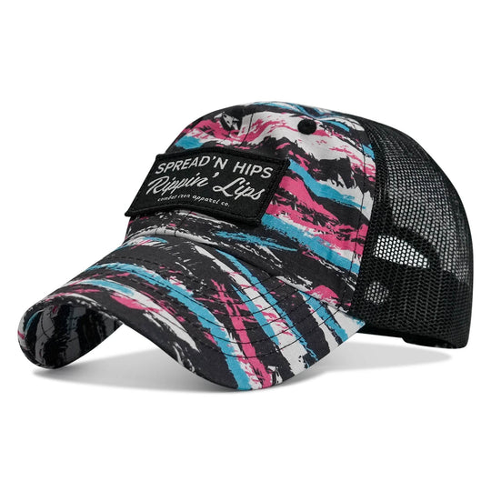 Spreadin' Hips and Rippin' Lips Patch Ripstop Snapback - One Revolver Surfboards