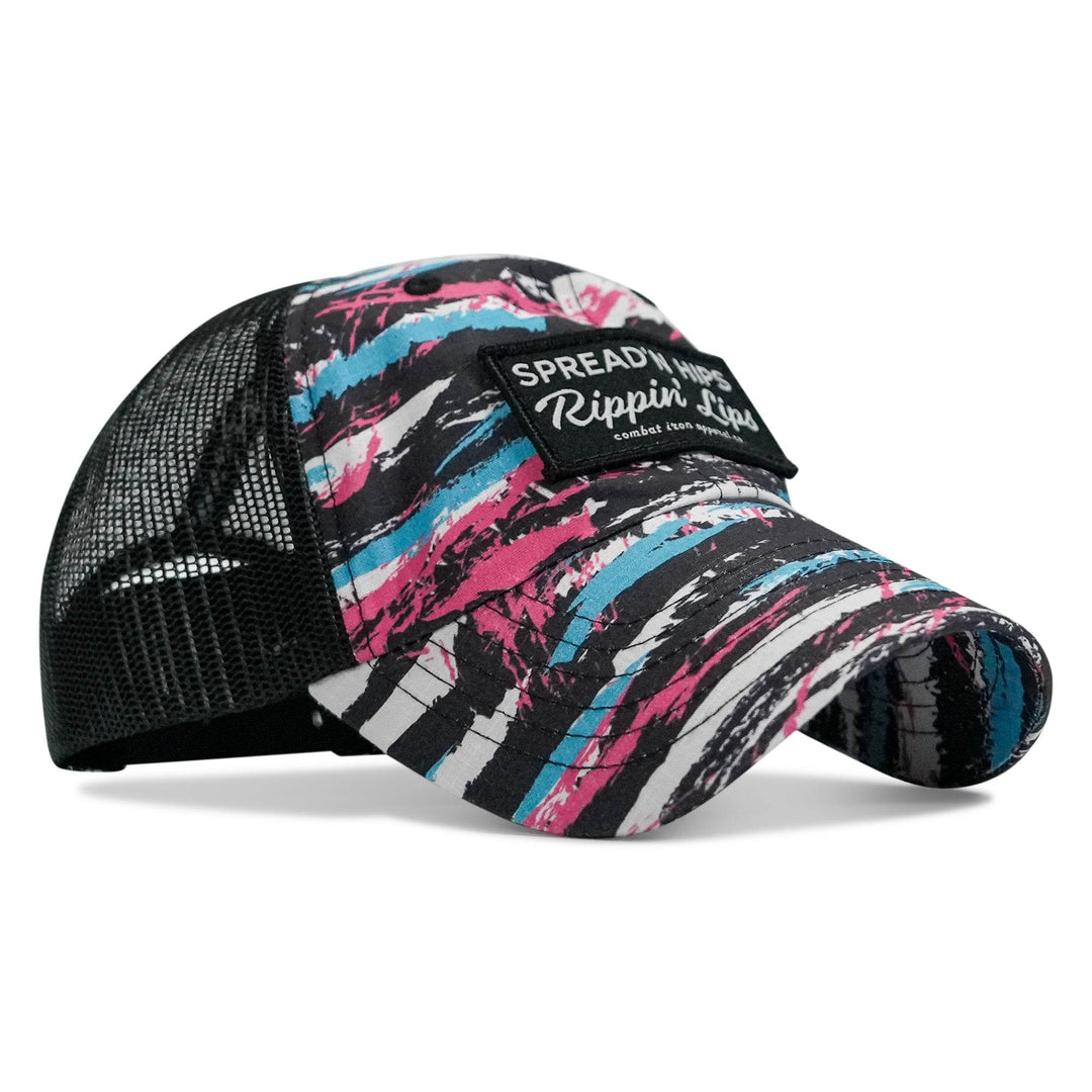 Spreadin' Hips and Rippin' Lips Patch Ripstop Snapback - One Revolver Surfboards