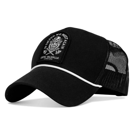 In The End We Meet Again - Until Valhalla Rope Snapback - One Revolver Surfboards