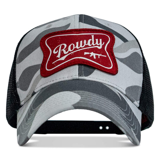 Rowdy Beer Logo Patch Snapback Hat