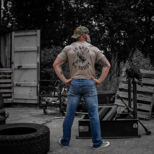 In Guns We Trust Men's T-Shirt - One Revolver Surfboards