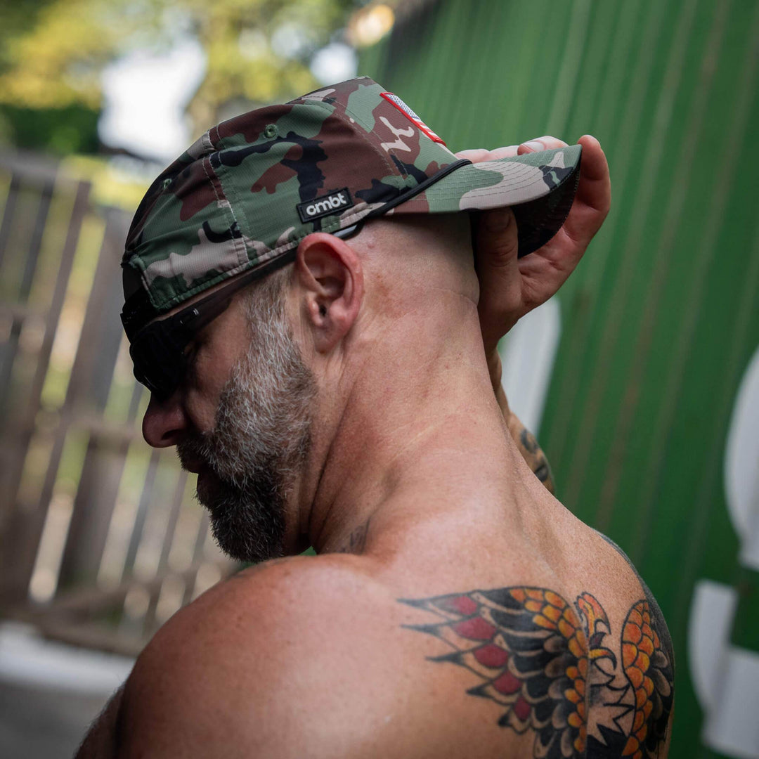 American Flag PVC Patch Waterproof Weekender Snapback