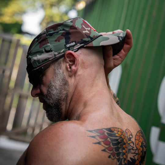 American Flag PVC Patch Waterproof Weekender Snapback