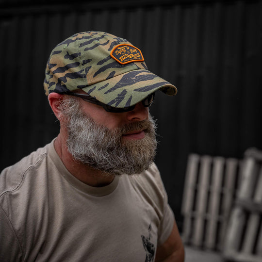 One Revolver Surfboards - Dying Is Easy, Living Is Hard Patch Tactical Ripstop Mesh Snapback Hat HEADWEAR