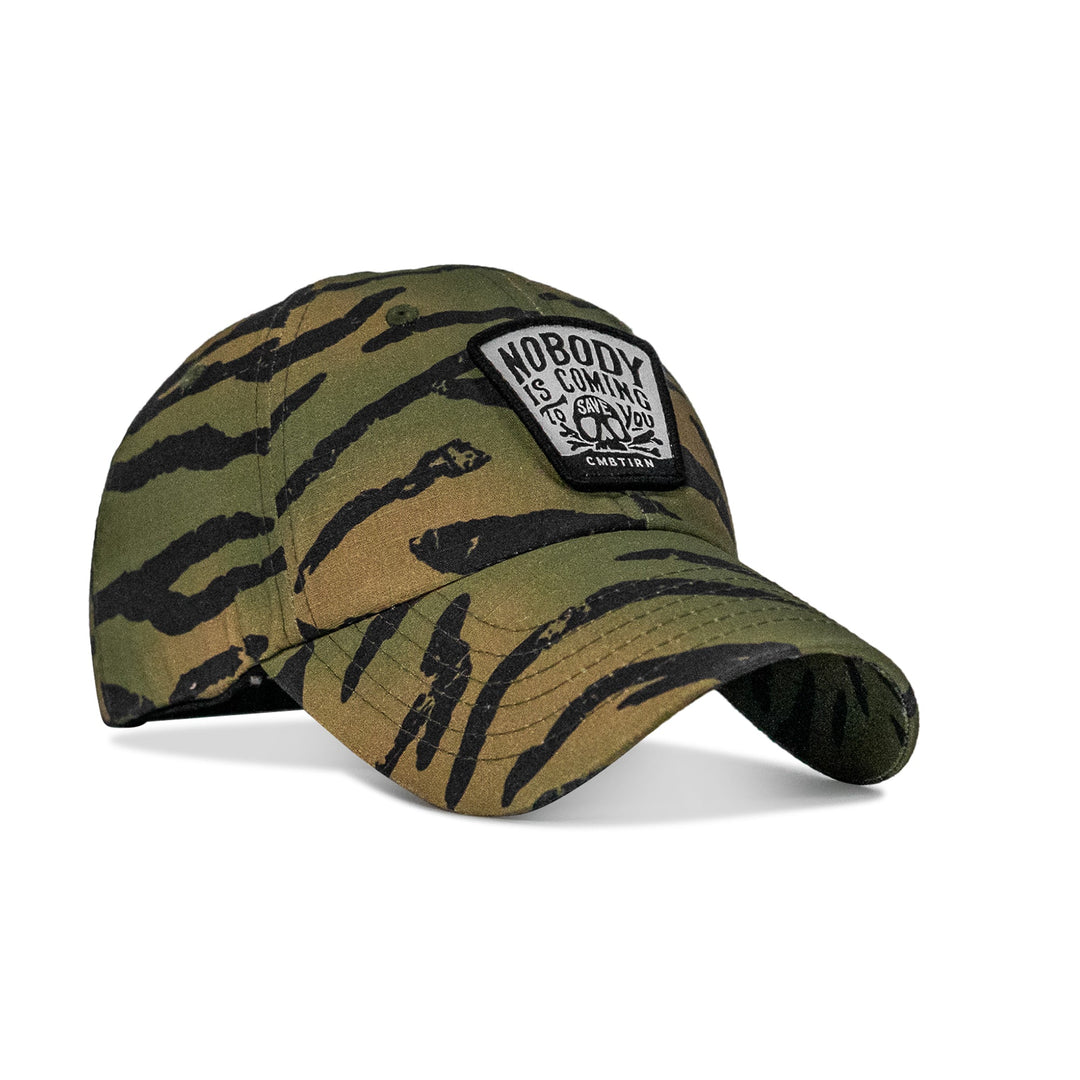 Nobody Is Coming To Save You Skull  Patch Ripstop Tactical Hat