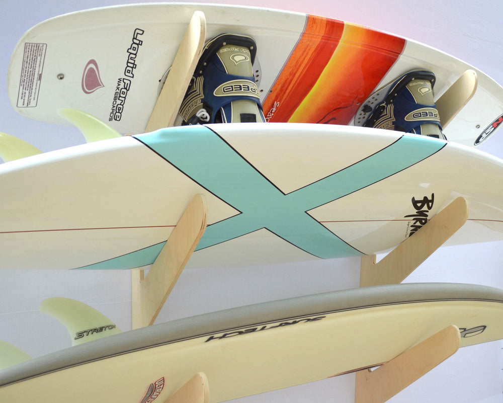 THE EXHIBITOR surfboard wall rack - One Revolver Surfboards