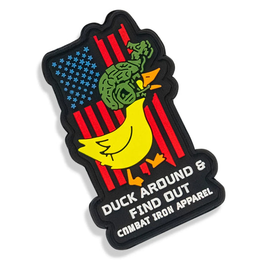 One Revolver Surfboards - Duck Around &amp; Find Out DAFO Tactiduck PVC Patch PVC VELCRO PATCH