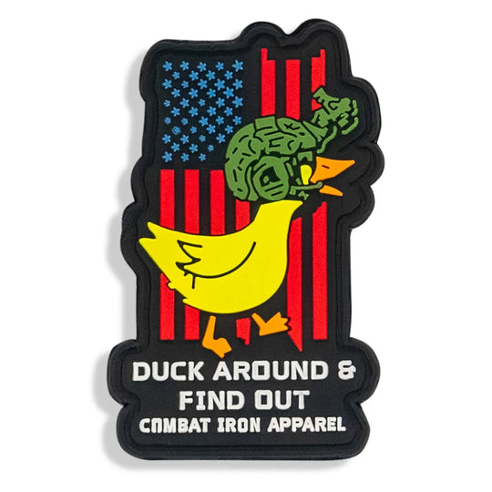 One Revolver Surfboards - Duck Around &amp; Find Out DAFO Tactiduck PVC Patch PVC VELCRO PATCH
