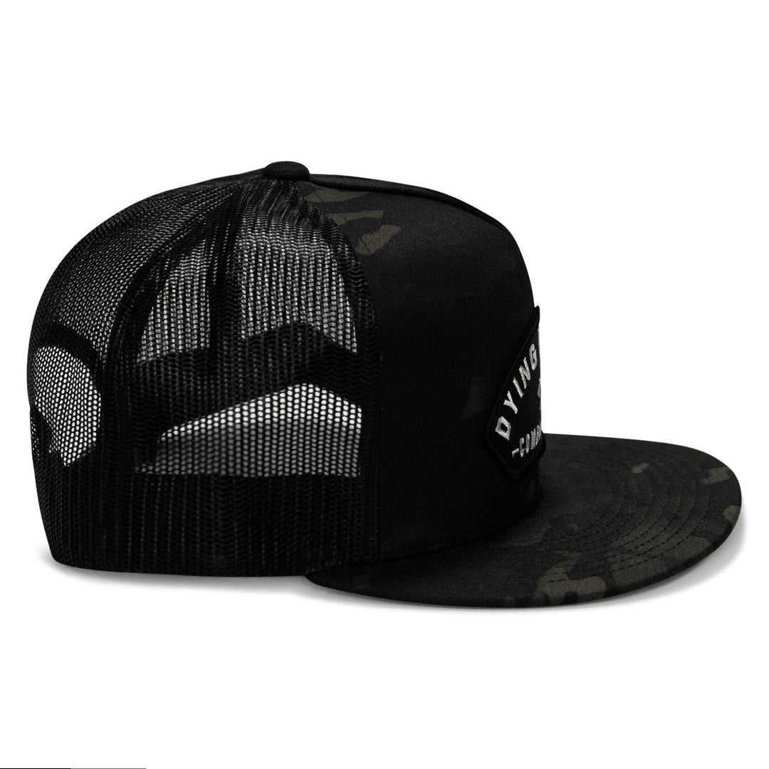 One Revolver Surfboards - Dying Is Easy Patch Flatbill SnapBack Hat HEADWEAR