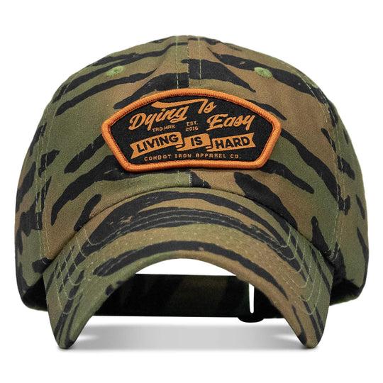 One Revolver Surfboards - Dying Is Easy, Living Is Hard Patch Tactical Ripstop Mesh Snapback Hat HEADWEAR